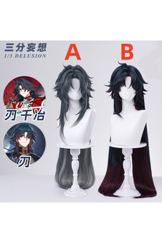 1/3 Delusion Honkai Star Rail Blade Qianye Cosplay Wig